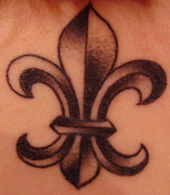 Fleur De Lis Symbol Tattoo