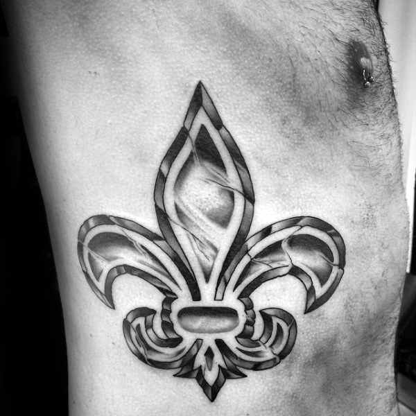 Fleur De Lis Tattoo For Men
