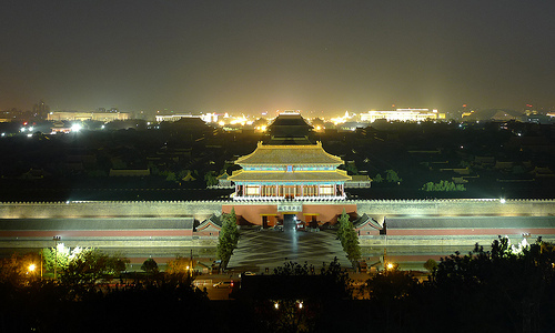 Forbidden City By Night In Beijing
