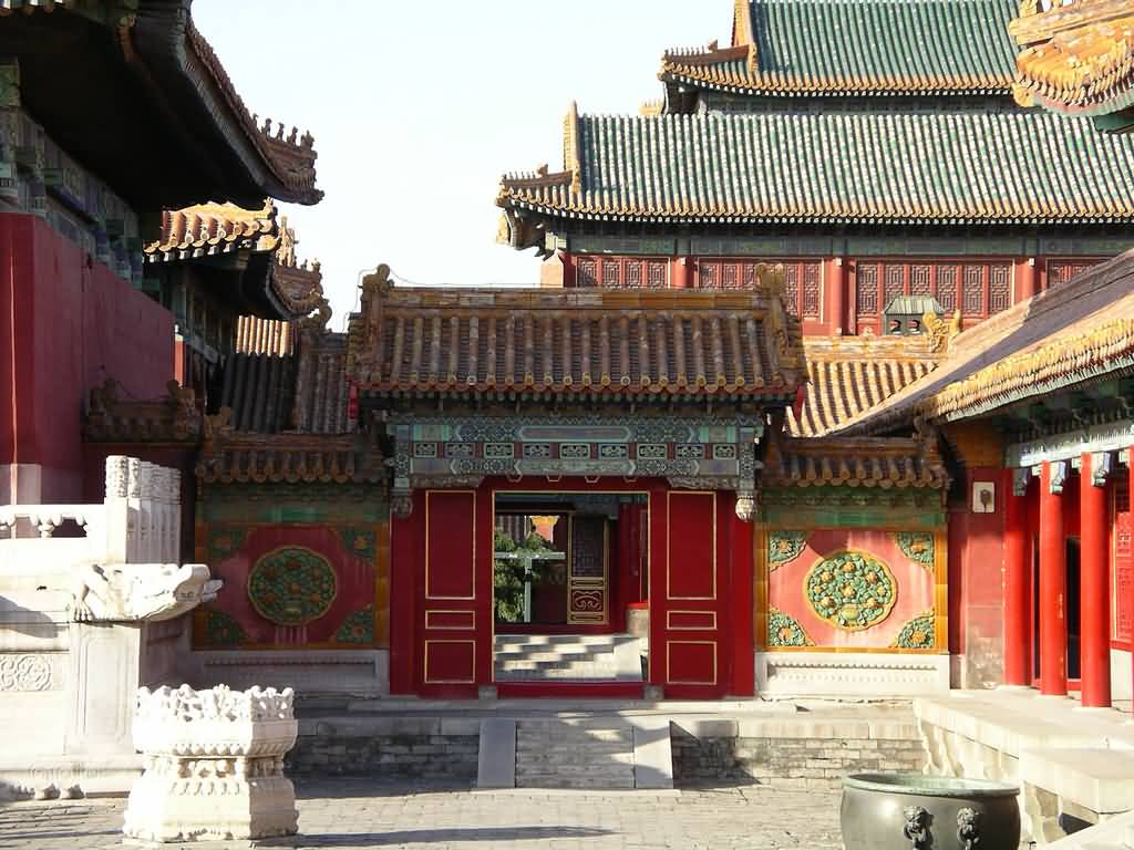 Forbidden City Courtyard Inside View