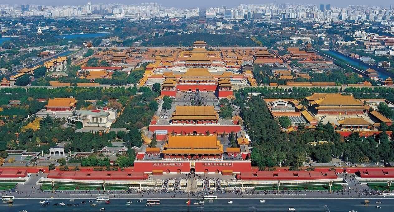 Forbidden City Over View Beijing, China