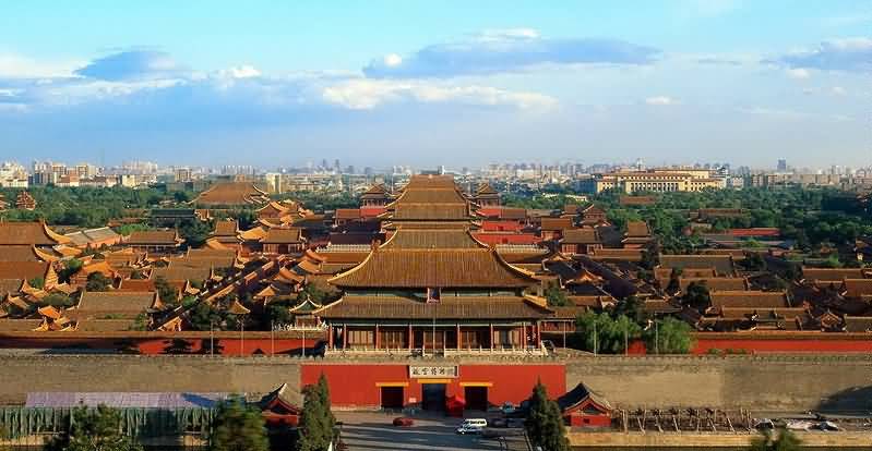 Front View of Forbidden City