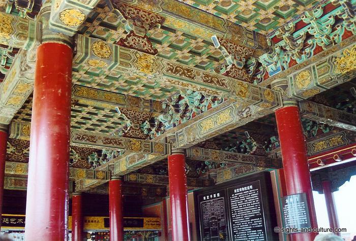 Gate Of Supreme Harmony Inside Of Forbidden City