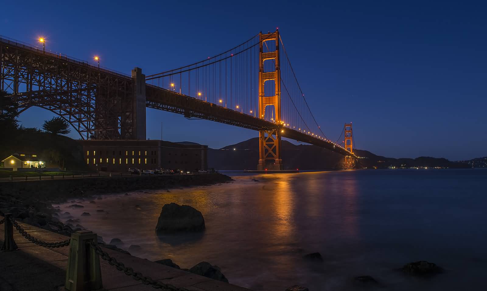 Golden Gate Bridge Blue Hour