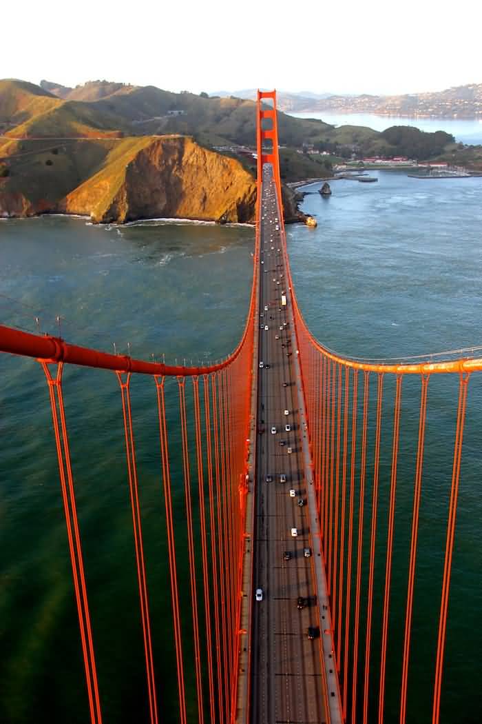 Golden Gate Bridge View From Tower
