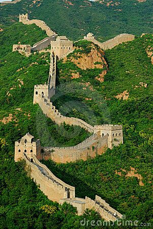 Great View Of The Great Wall Of China