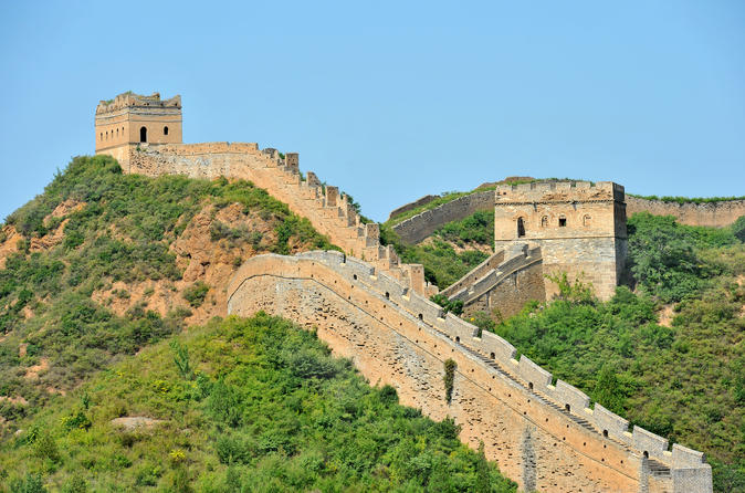 Great Wall Of China At Bedaling And Mind Tombs