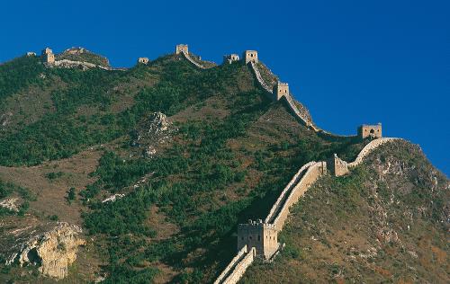 Great Wall Of China View From Below