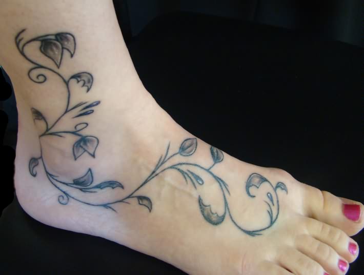 15+ Vine Tattoos On Ankle
