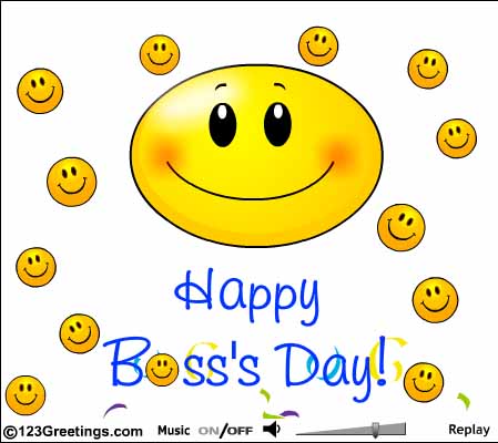 Happy Boss’s Day Smileys Picture