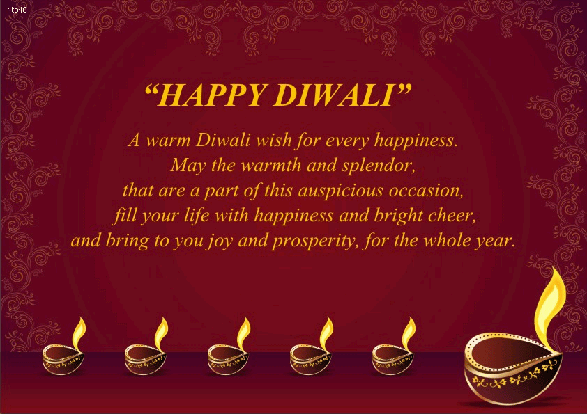 Happy Diwali A Warm Diwali Wish For Every Happiness.
