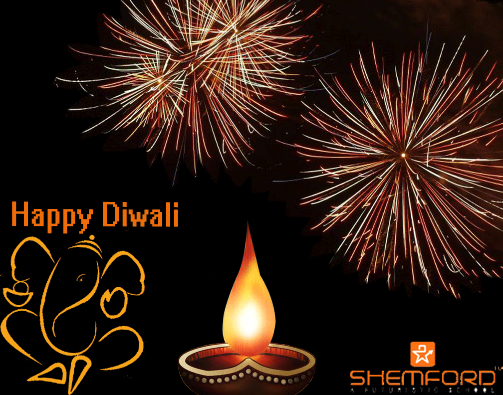 Happy Diwali Swastik Sign Animated Picture