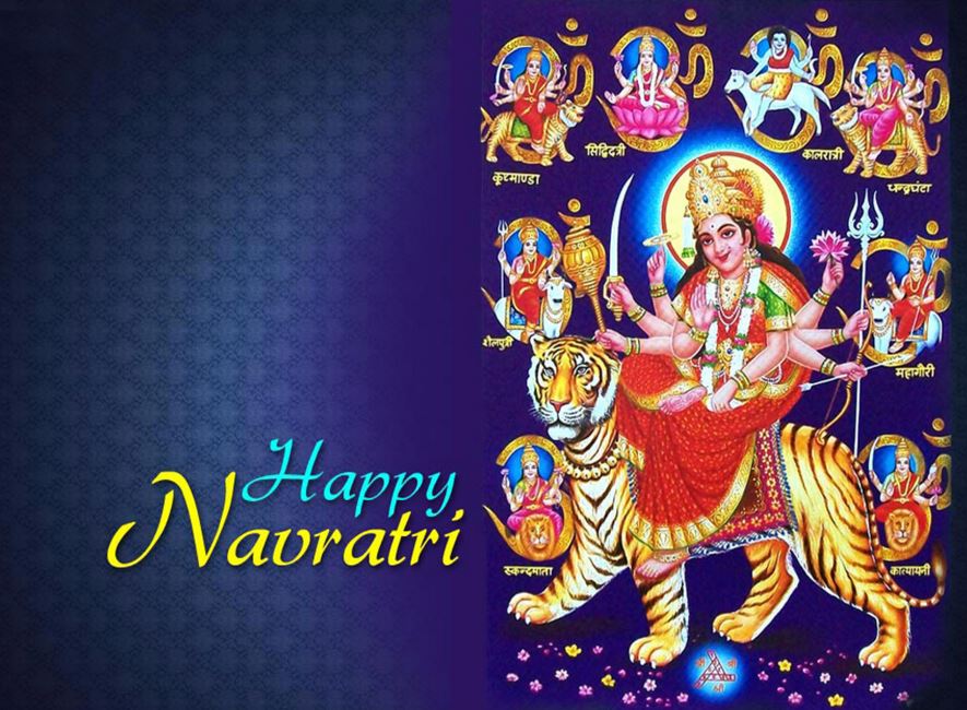 Happy Navratri Goddess Durga Picture