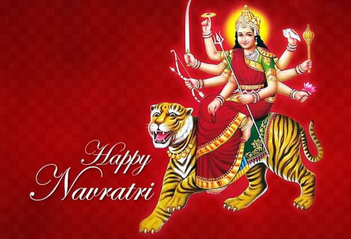 Happy Navratri Goddess Sheraan Wali Mata