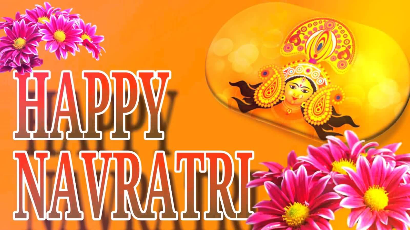 Happy Navratri Wishes HD Wallpaper