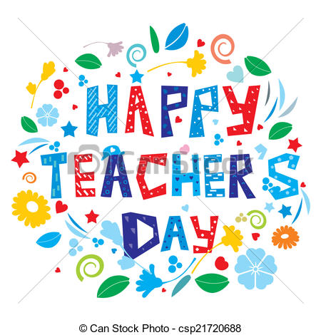 Happy Teachers Day Illustration