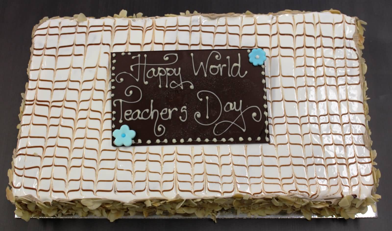 Happy World Teachers Day Cake Picture