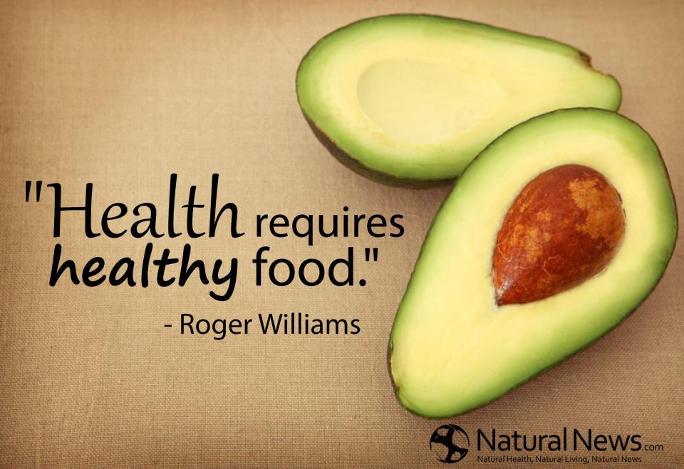 Health requires healthy food. Roger Williams