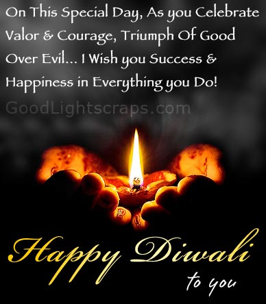 I Wish You Success Happy Diwali