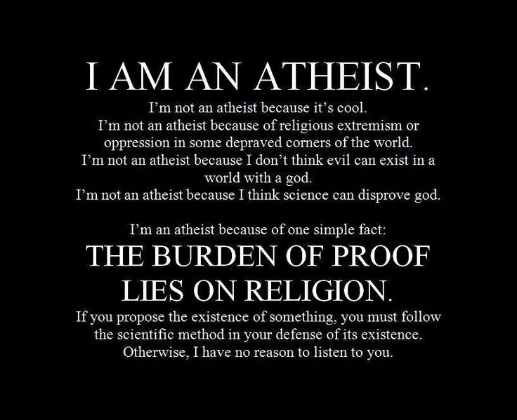 I'm not an atheist because of religious extremism or oppression in some depraved corners of the world I'm not an atheist because I don't think evil can exist in ... defense of its...