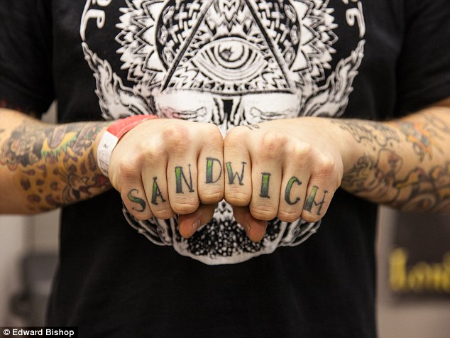 Knuckle Green Sandwich Tattoo For Men