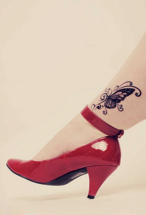 Some Lovely Ankle Tattoos For Women