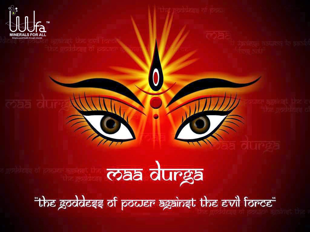 Maa Durga The Goddess Of Power Against The Evil Force. Happy Navratri