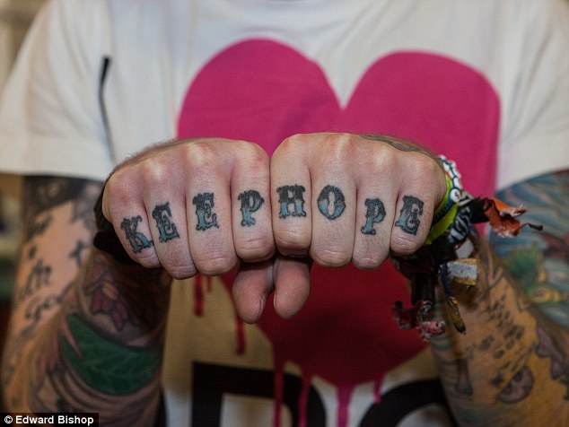 Man Knuckle Keep Hope Tattoo