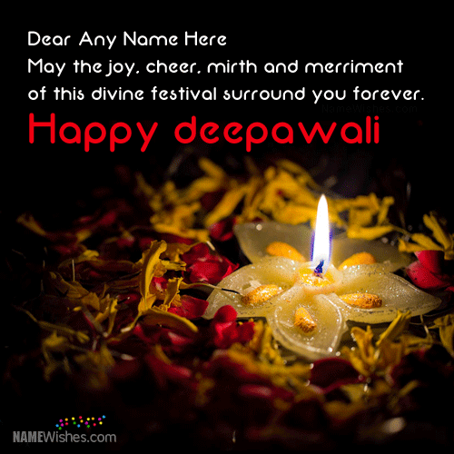 May The Joy, Cheer, Mirth And Merriment Of This Divine Festival Surround You Forever. Happy Deepawali