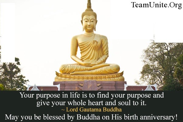 May You Be Blessed By Buddha On His Birth Anniversary