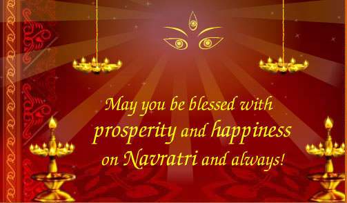 May You Be Blessed With Prosperity And Happiness On Navratri And Always