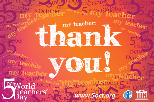 My Teacher Thank You World Teachers Day