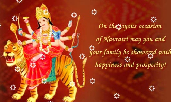 On The Joyous Occasion Of Navratri May You And Your Family Be Showered With Happiness And Prosperity