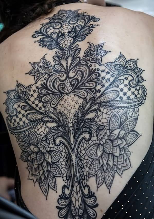 Outstanding Mandala Tattoo On Full Back