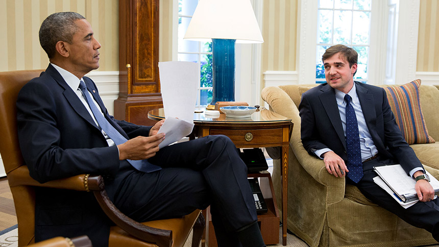President Barack Obama Inside The White House