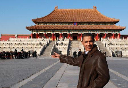 President Obama Visits Forbidden City In Beijing