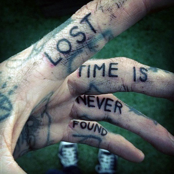 Quote Inner Fingers Tattoo