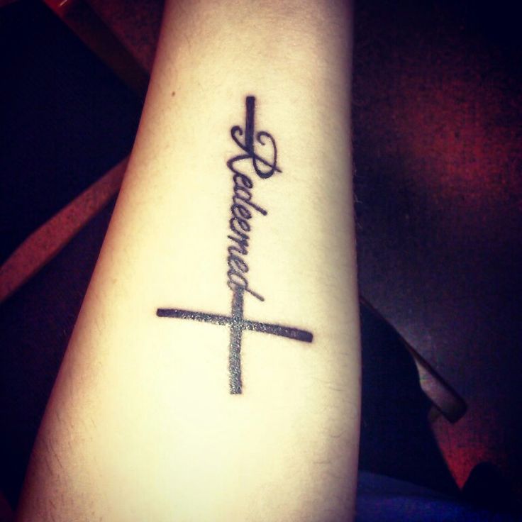 Redeemed Christian Tattoo On Forearm