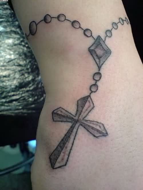 Religious Bracelet Tattoo On Wrist For Men
