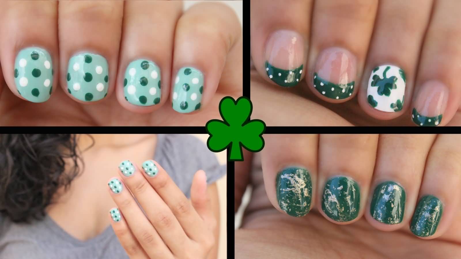 Saint Patrick's Day Nail Art With Tutorial Video