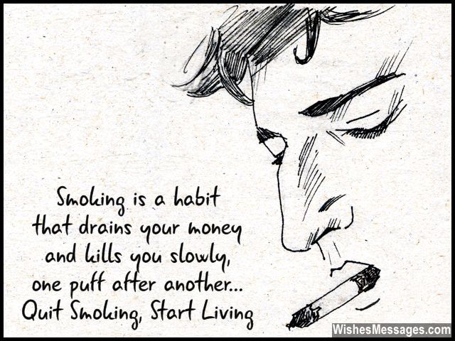 Smoking is a habit that drains your money and kills you slowly, one puff ...