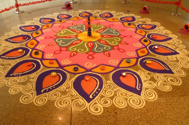 Special Rangoli Design For Diwali