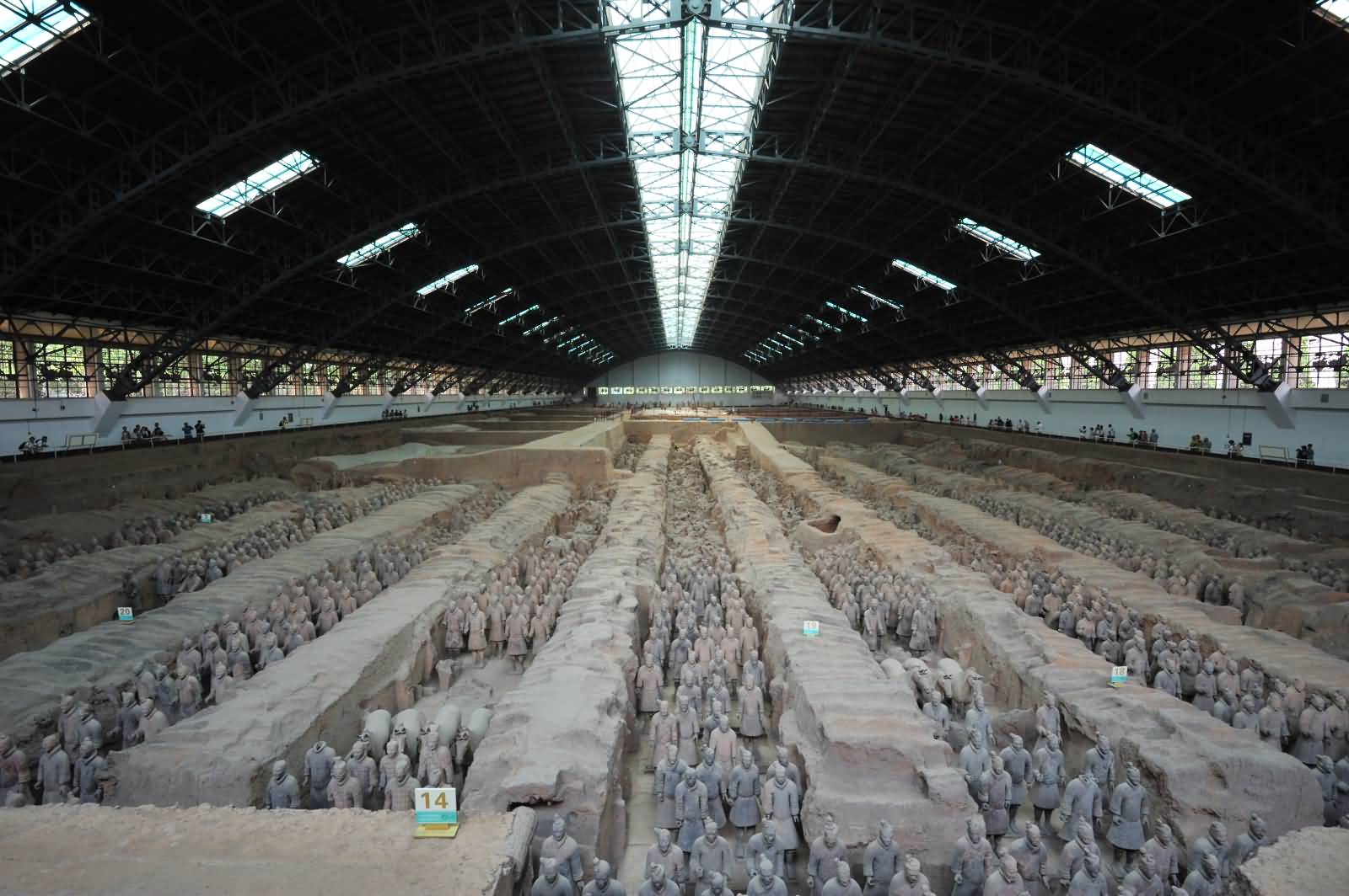 Stone Armor Pit At Terracotta Army Tomb