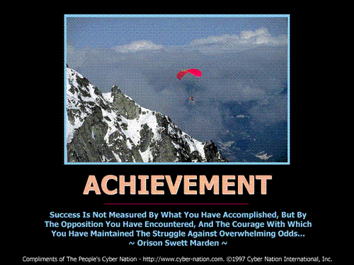 Success is not measured by what you accomplish, but by the opposition you have encountered, and the courage with which you have ... Orison Swett Marden