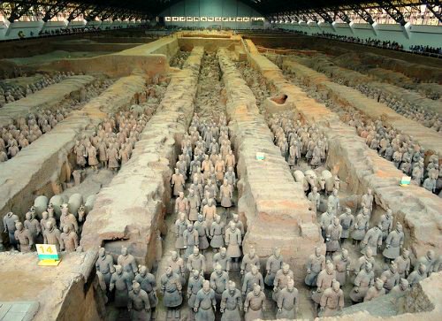Terracotta Army Hangar In Xi'an, China