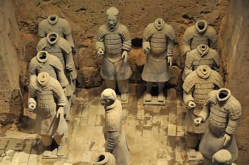 Terracotta Army Headless Soldiers In Pit 3