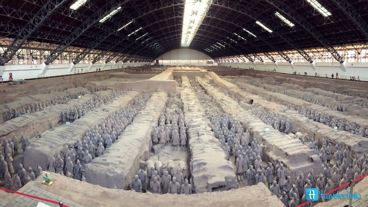 Terracotta Army Museum In Xian, China