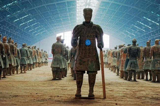 Terracotta Army Warriors In China
