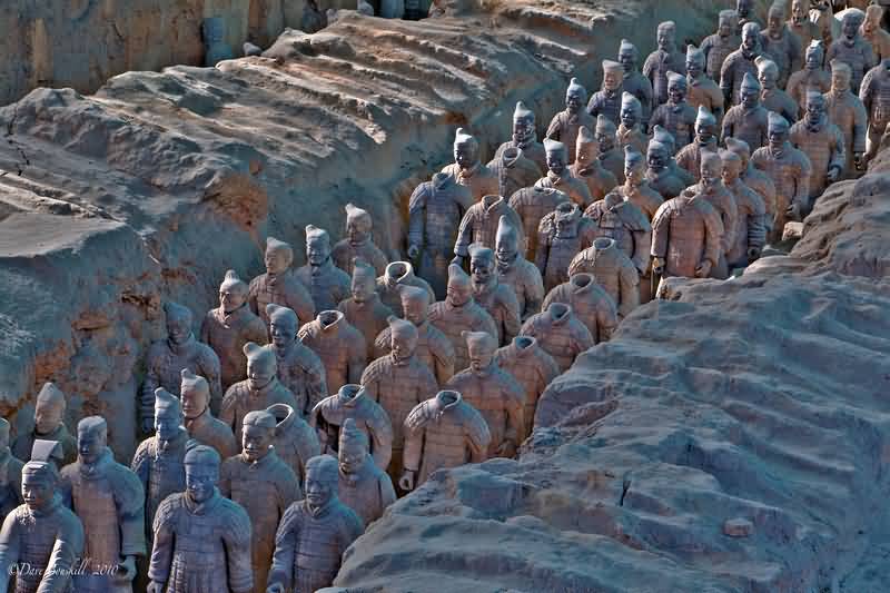 Terracotta Warriors On Display In Xi'an, China
