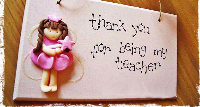 Thank You For Being My Teacher Hanging Board Happy World Teachers Day